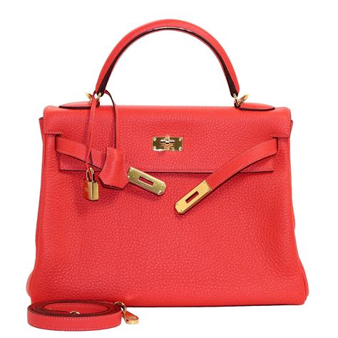 hermes red bag|red hermes kelly bag.